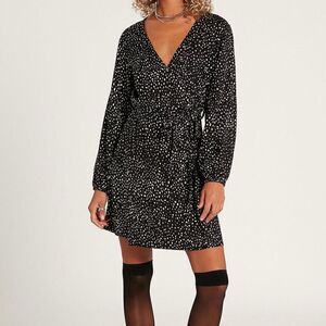 NWT Volcom Flower Trip Wrap Dress